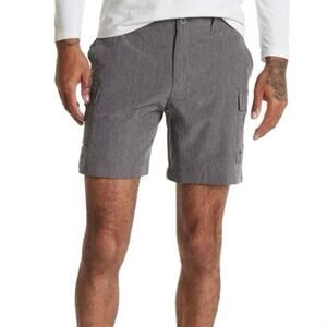 NEW V46 Vintage 1946 Mens FISHER Performance Cargo Shorts Size 33 (DD)